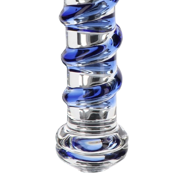 Toy Joy Glass Worxx G-Spot Gemstone Dildo